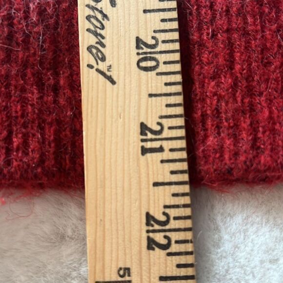 Madewell Wool Alpaca Blend Checkerboard Jacquard Pullover Sweater Size Smalll - Picture 13 of 13